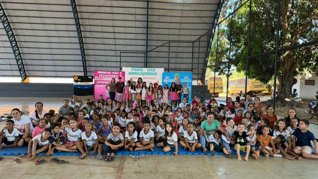 APARECIDA: Educação Municipal promove Projeto Paris das Brincadeiras com atividades para crianças