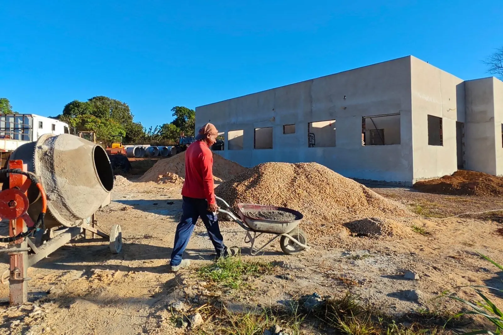 Construção do novo CRAS representa avanço para a Assistência Social de Aparecida do Rio Negro